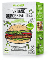 BIO Burger Sayuran Tinggi Protein (2 x 80 g) 160 g - VITAQUELL